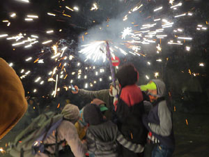 Fires de Sant Narcís 2023. Correfoc amb els Trons de l'Onyar