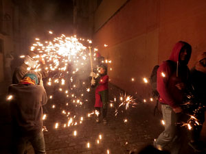 Fires de Sant Narcís 2023. Correfoc amb els Trons de l'Onyar