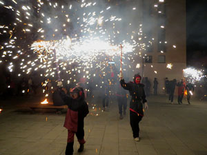 Fires de Sant Narcís 2023. Correfoc amb els Trons de l'Onyar
