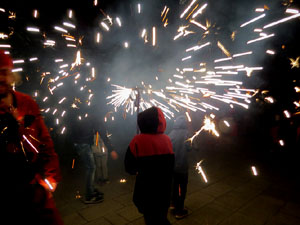 Fires de Sant Narcís 2023. Correfoc amb els Trons de l'Onyar