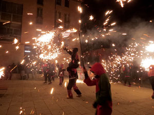 Fires de Sant Narcís 2023. Correfoc amb els Trons de l'Onyar