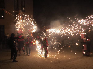 Fires de Sant Narcís 2023. Correfoc amb els Trons de l'Onyar