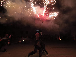 Fires de Sant Narc&iacute;s 2023. Correfoc amb els Trons de l'Onyar