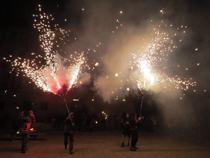 Fires de Sant Narc&iacute;s 2023. Correfoc amb els Trons de l'Onyar