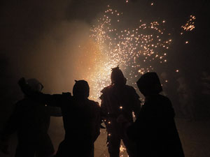 Fires de Sant Narc&iacute;s 2023. Correfoc amb els Trons de l'Onyar