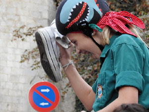 Fires de Sant Narc&iacute;s 2024. Els Castells de Vig&iacute;lia amb els Marrecs de Salt, Colla Castellera Guillats de la Selva  i la Colla Castellera Esperxats de l'Estany