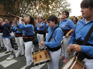 Fires de Sant Narc&iacute;s 2024. Els Castells de Vig&iacute;lia amb els Marrecs de Salt, Colla Castellera Guillats de la Selva  i la Colla Castellera Esperxats de l'Estany