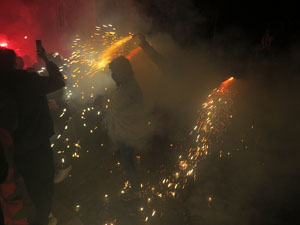 Fires de Sant Narc&iacute;s 2024. Correfoc amb els Diables de l'Onyar