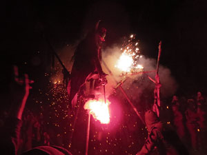 Fires de Sant Narc&iacute;s 2024. Correfoc amb els Diables de l'Onyar