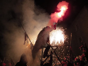 Fires de Sant Narc&iacute;s 2024. Correfoc amb els Diables de l'Onyar