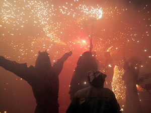 Fires de Sant Narc&iacute;s 2024. Correfoc amb els Diables de l'Onyar