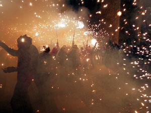 Fires de Sant Narc&iacute;s 2024. Correfoc amb els Diables de l'Onyar