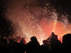 Fires de Sant Narc&iacute;s 2024. Correfoc amb els Diables de l'Onyar