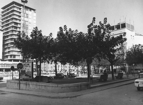 Vista del Jardí de la Infància. 1976