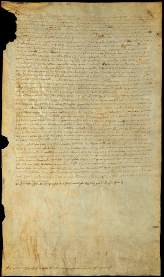 29 de juliol 1389. Joan Sans de Fellines, la seva esposa Bonanata Batllesa, del Mas Batlle, i Bernat Batlle venen a Pere Balell els censos d'unes terres situades vora el Puig dels Olms de Girona i al Mas Uro de Girona, que eren rebuts per l'Almoina del Pa de la Seu de Girona