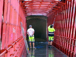 Pintat del pont de les Peixateries Velles