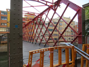 Pintat del pont de les Peixateries Velles