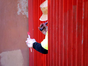 Pintat del pont de les Peixateries Velles