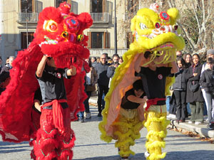 Celebraci&oacute; de l'any nou xin&egrave;s, el 4723, any de la Serp, a Girona