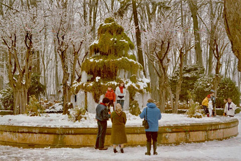 El Brollador de la Devesa gla&ccedil;at. 7 de gener 1985