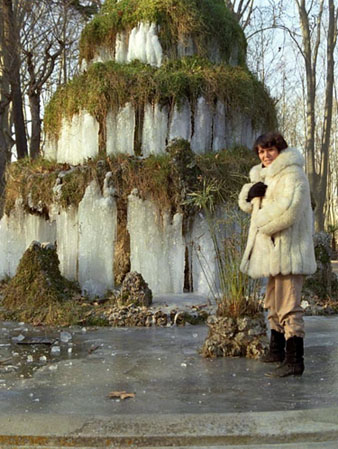 El Brollador de la Devesa gla&ccedil;at. 7 de gener de 1985