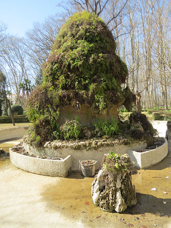 El Brollador sense aigua per la sequera. Maig de 2021