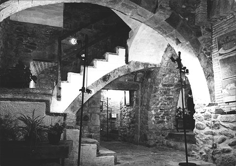 La galeria d'art Cúndaro, instal·lada en el carrer. 1982