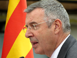 Diada Nacional 2025. Acte institucional a la pla&ccedil;a Catalunya, amb parlaments de Lluc Salellas, Miquel Noguer i S&iacute;lvia Paneque