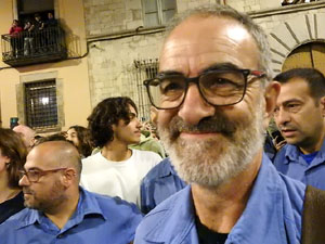 Fires de Sant Narc&iacute;s 2024. Pilar a les escales de la Catedral