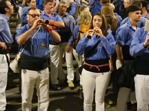 Fires de Sant Narc&iacute;s 2024. Pilar a les escales de la Catedral