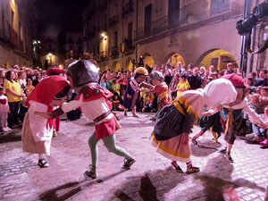 Fires de Sant Narcís 2024. Ball de l'Àliga, capgrossos i gegants