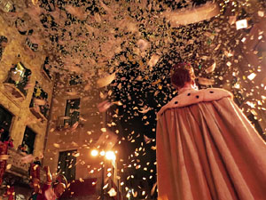 Fires de Sant Narcís 2024. Ball de l'Àliga, capgrossos i gegants