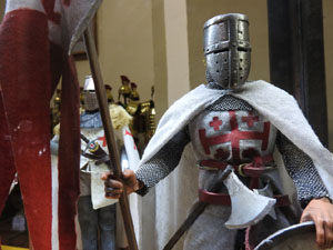 Fires de Sant Narcís 2024. Exposició Soldat de Plom a l'església de Sant Lluc