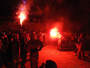 Fires de Sant Narc&iacute;s 2024. Correfoc amb els Trons de l'Onyar