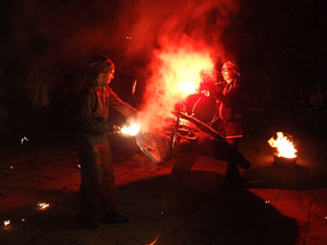 Fires de Sant Narc&iacute;s 2024. Correfoc amb els Trons de l'Onyar