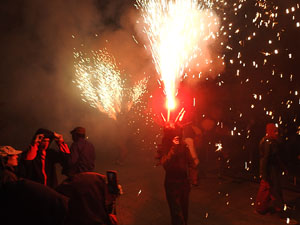 Fires de Sant Narc&iacute;s 2024. Correfoc amb els Trons de l'Onyar