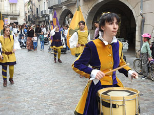 Toc de Rams. Cerimònia del canvi de rams de les gegantes