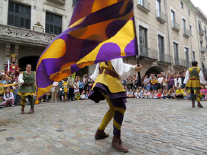 Toc de Rams. Cerimònia del canvi de rams de les gegantes