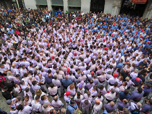 Fires de Sant Narc&iacute;s 2025. Diada castellera amb Marrecs de salt, Minyons de Terrassa i Capgrossos de Matar&oacute;