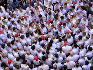 Fires de Sant Narc&iacute;s 2025. Diada castellera amb Marrecs de salt, Minyons de Terrassa i Capgrossos de Matar&oacute;