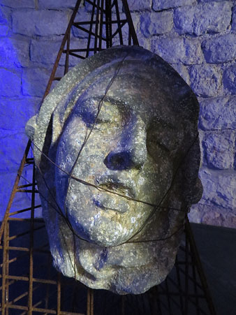 El cap de la Sala del Cel trobat a l'Onyar