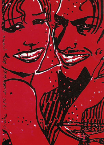 Presentació de cartes del restaurant 'La Penyora', 1985. Roser Oliveras Oliver