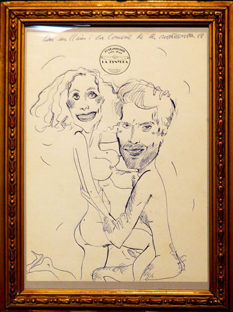 Dibuix d'en Lluís i la Consol de 'La Penyora', 1998. Roser Oliveras Oliver