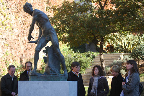 Inauguració de lestàtua 'Contra l'invasor'. 2009