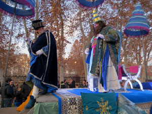 Reis 2025. El campament reial al camp de Mart al parc de la Devesa