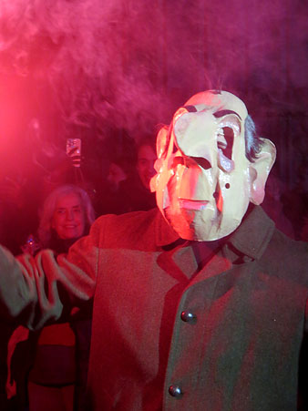 Un dels sequa&ccedil;os de l'Home dels Nassos a la pla&ccedil;a dels Ap&ograve;stols