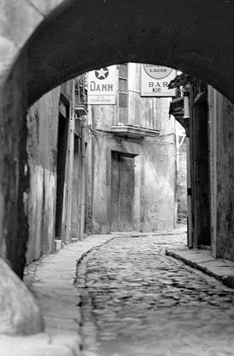 El carrer del Portal de la Barca. 1989
