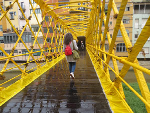 Temps de Flors 2025. El pont de les Peixateries Velles