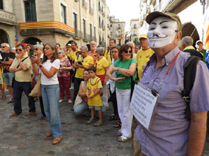 Diada Nacional 2026. Concentraci&oacute; a la pla&ccedil;a del Vi