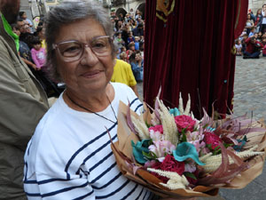 Toc de Rams. Cerim&ograve;nia del canvi de rams de les gegantes